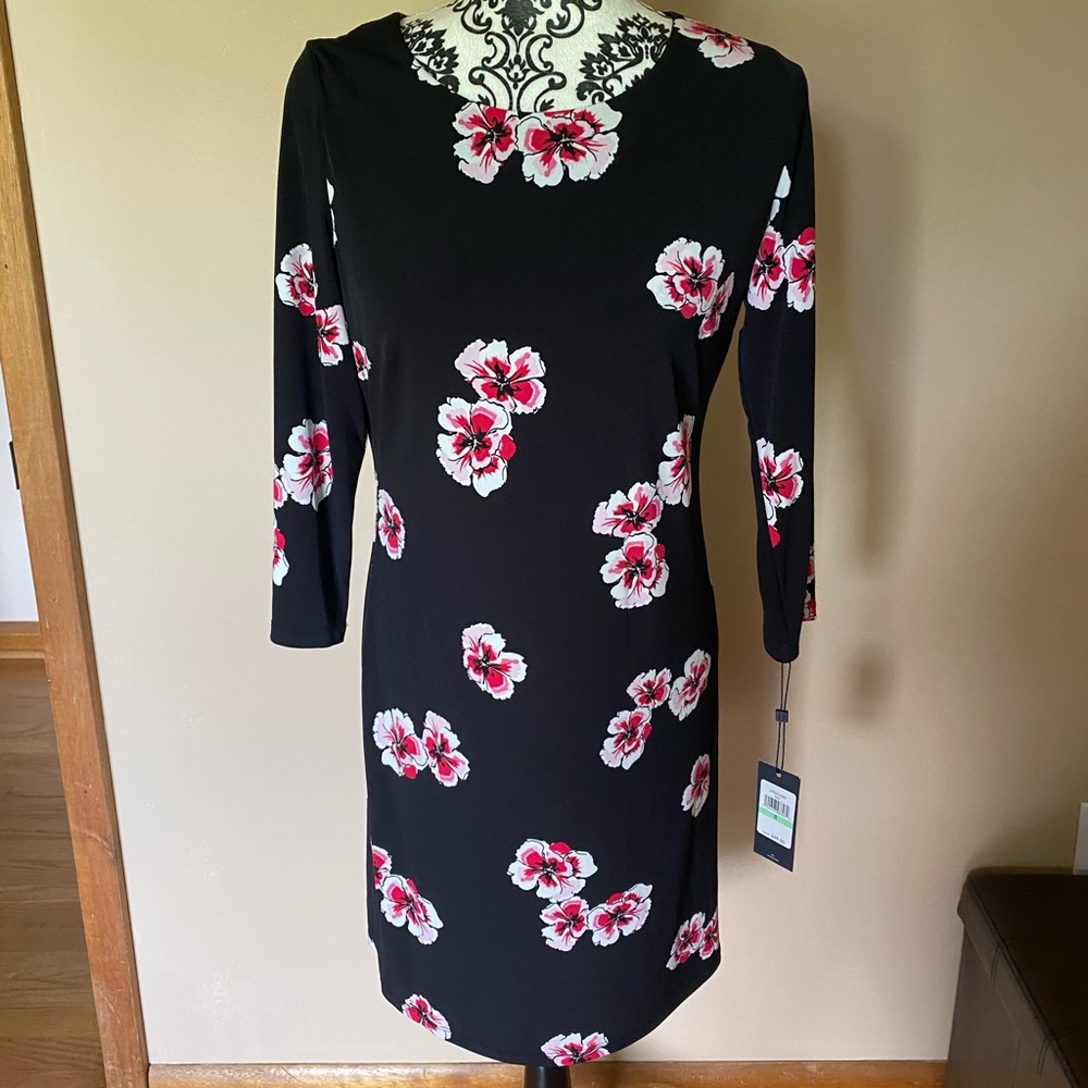 Tommy Hilfiger Black Floral Dress